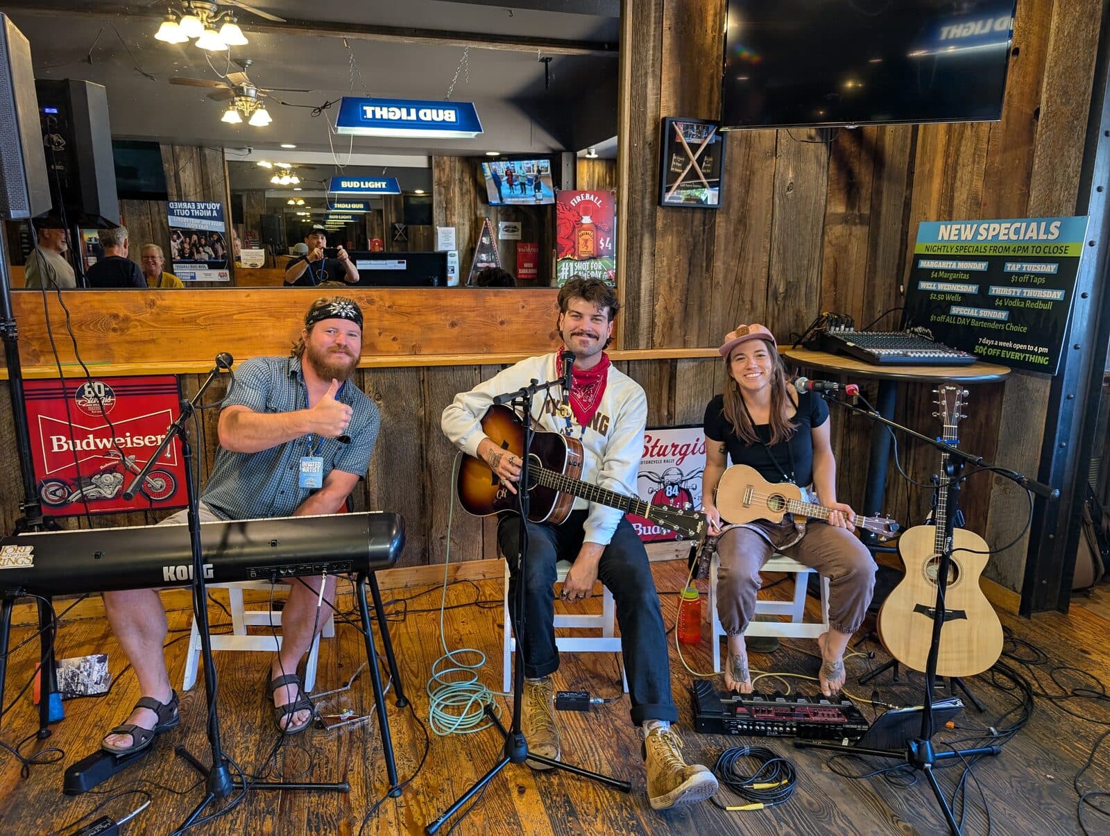 Songwriter round at a downtown Spearfish bar venue