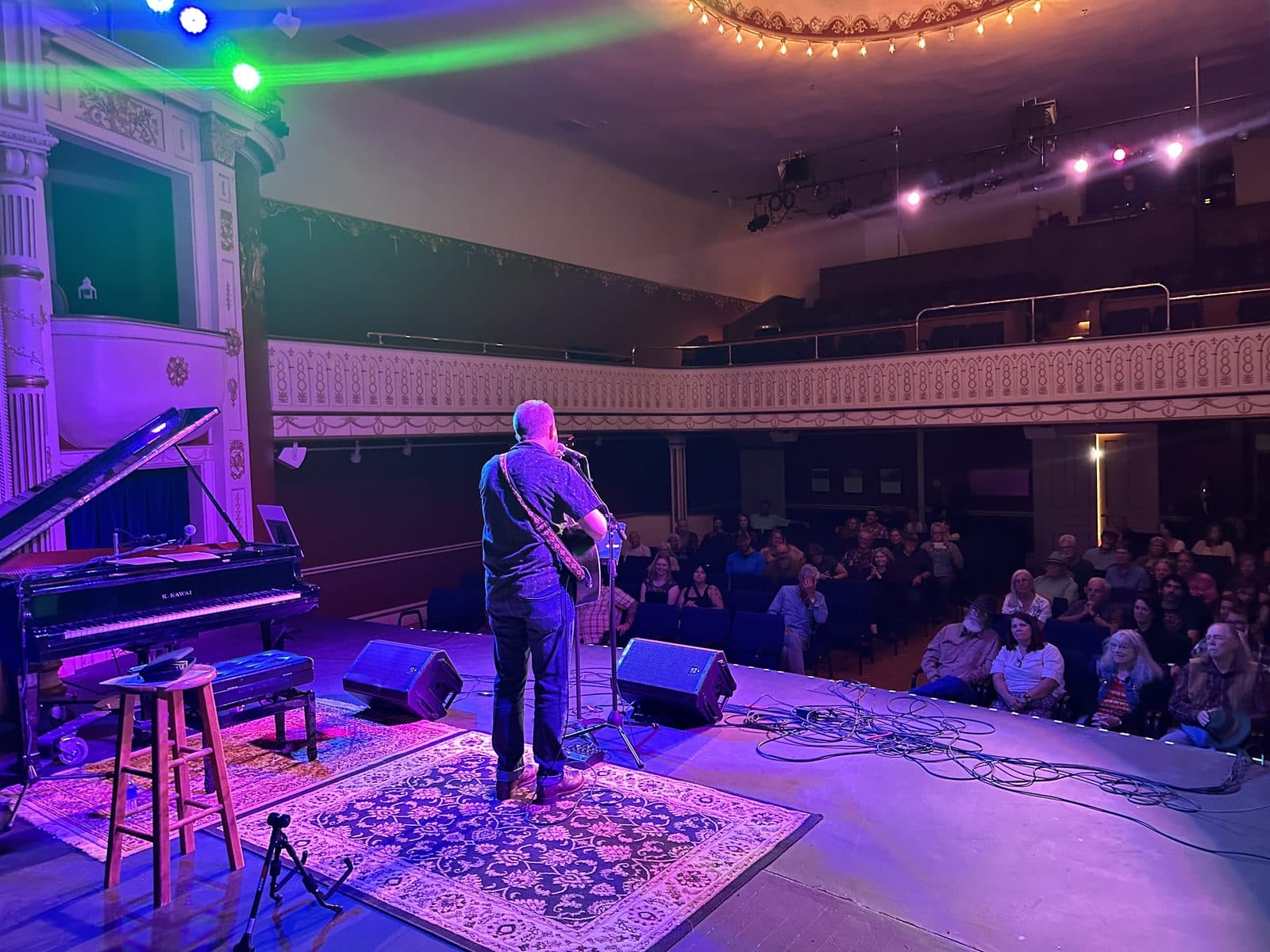 View from the stage at The Matthews Opera House during the Invitational